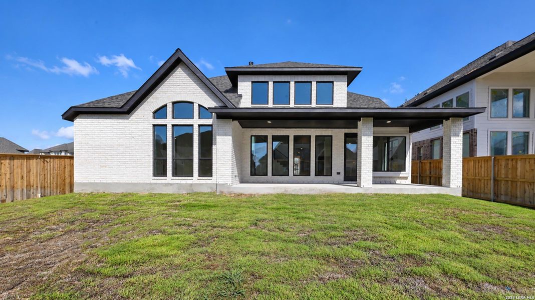 Exterior details and patio area of a home in Mayfair, New Braunfels (Image 22).