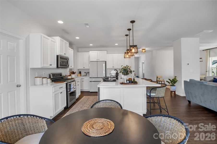Furnished interior view inside a new home in , Charlotte (Image 15).