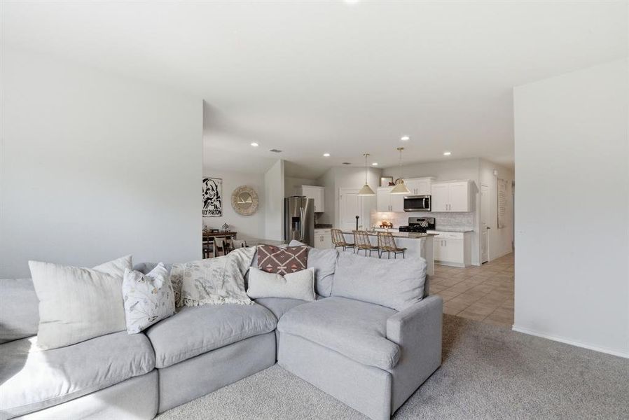 Furnished interior view inside a new home in Sculptor's Park, Springtown (Image 17).
