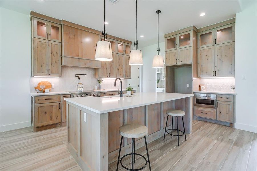 Furnished interior view inside a new home in , Azle (Image 28).