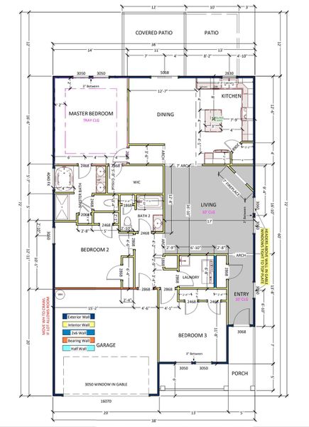 2D floor plan layout of this home in Bent Tree, Gaffney, SC (Image 4). 2D floor plan layout of this home in Bent Tree, Gaffney, SC (Image 4).