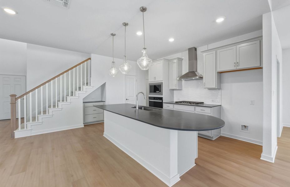 Furnished interior view inside a new home in Santa Rita Ranch, Liberty Hill (Image 7).