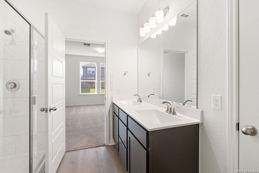 Furnished interior view inside a new home in Knox Ridge, Converse (Image 12).