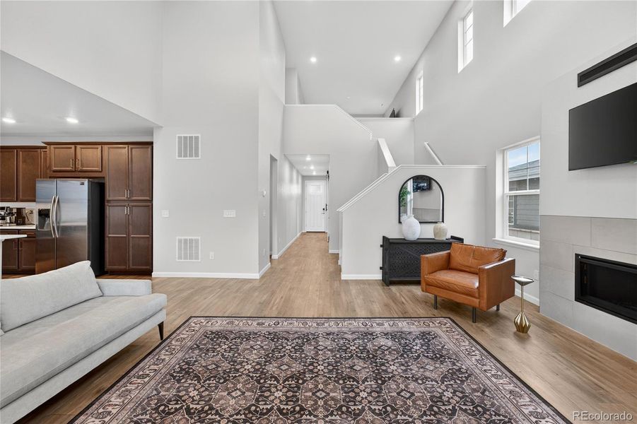 Furnished interior view inside a new home in Prelude at The Aurora Highlands, Aurora (Image 9).