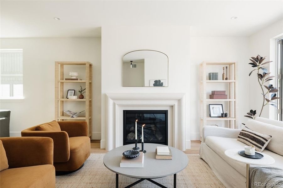 Furnished interior view inside a new home in , Denver (Image 30). Furnished interior view inside a new home in , Denver (Image 30).