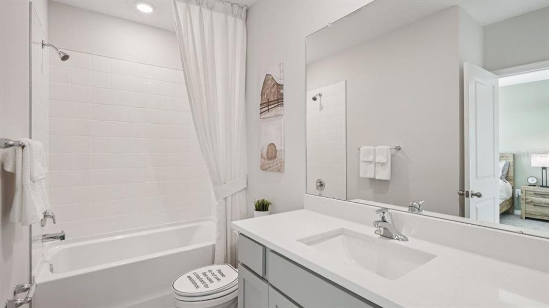 Furnished interior view inside a new home in Meadow Ridge at Epperson, Wesley Chapel (Image 6).