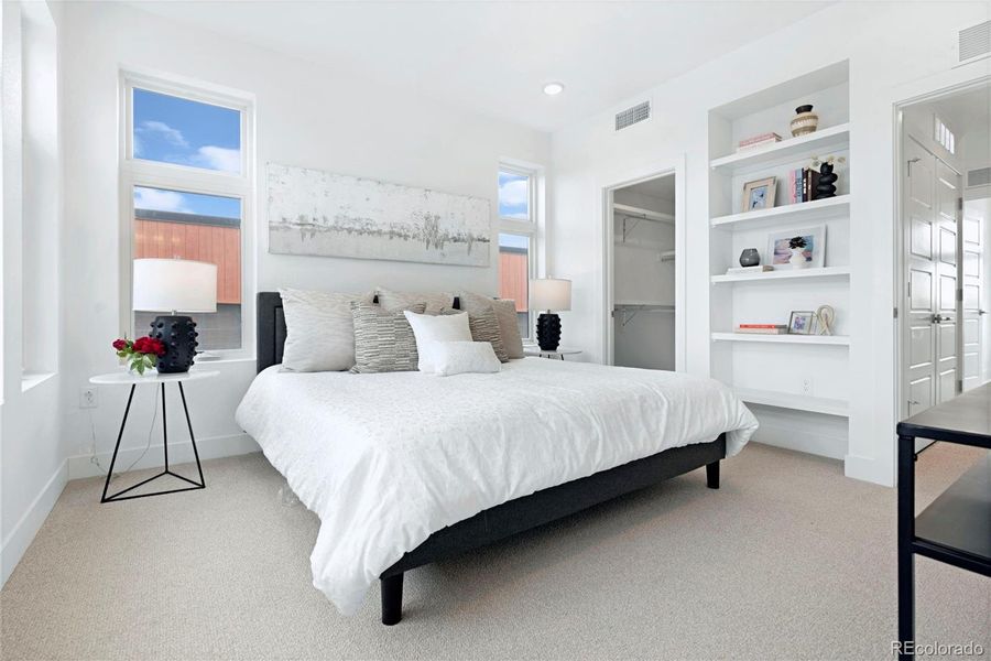Furnished interior view inside a new home in , Denver (Image 10).