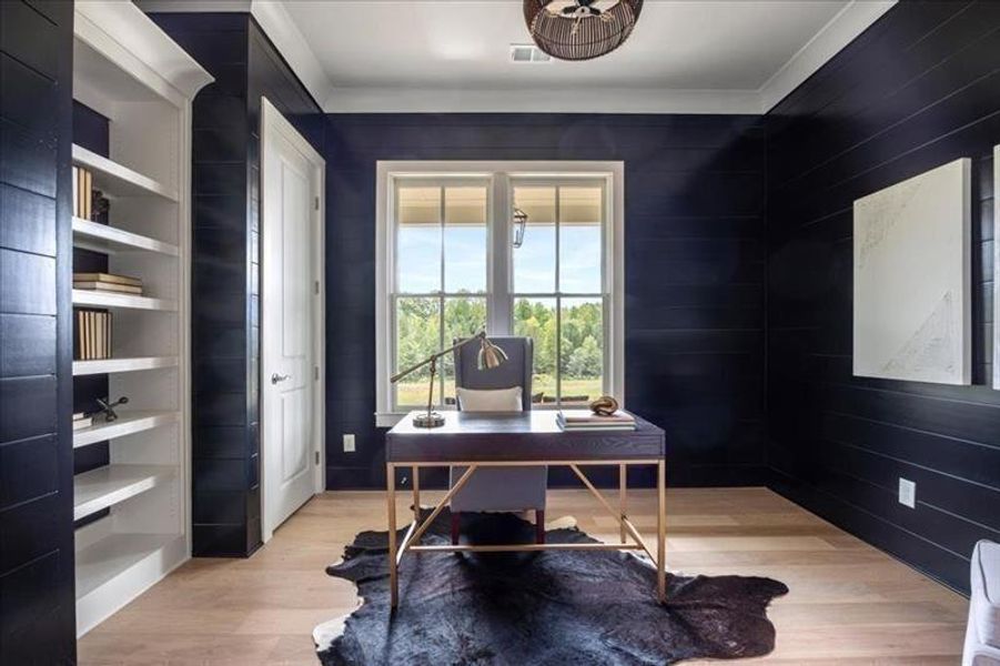 Furnished interior view inside a new home in Crossroads, Alpharetta (Image 7).