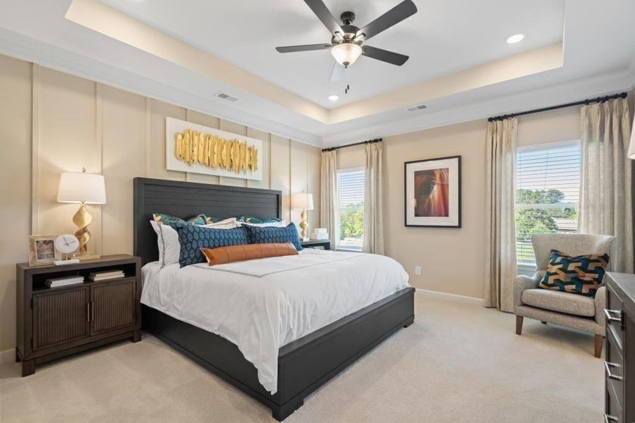 Furnished interior view inside a new home in Franklin Manor, Lawrenceville (Image 14). Furnished interior view inside a new home in Franklin Manor, Lawrenceville (Image 14).