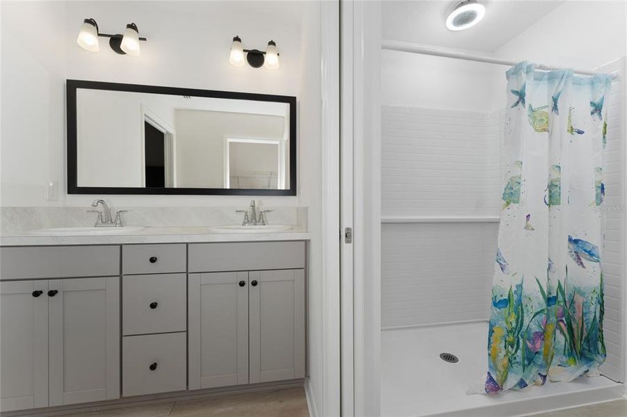 Furnished interior view inside a new home in , The Villages (Image 18).