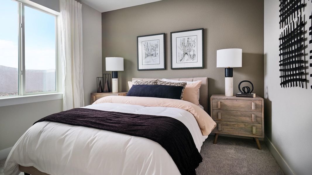 Representative furnished interior of a home built from the Keystone by Taylor Morrison in Dawson Trails, Castle Rock (Image 24).