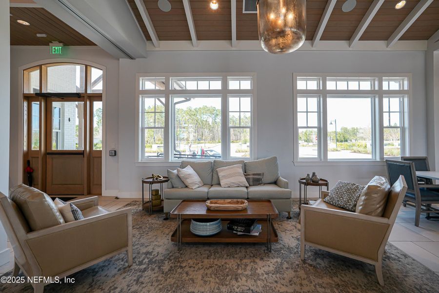 Furnished interior view inside a new home in RiverTown - WaterSong, St. Johns (Image 17).