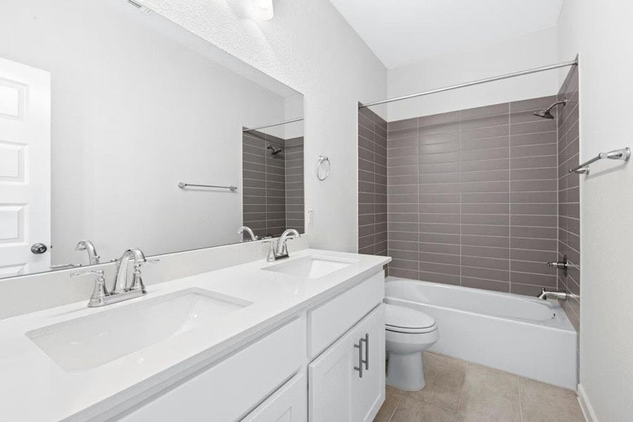 Furnished interior view inside a new home in University Heights, Round Rock (Image 5).