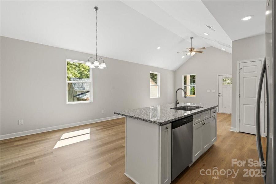 Furnished interior view inside a new home in , Statesville (Image 16). Furnished interior view inside a new home in , Statesville (Image 16).
