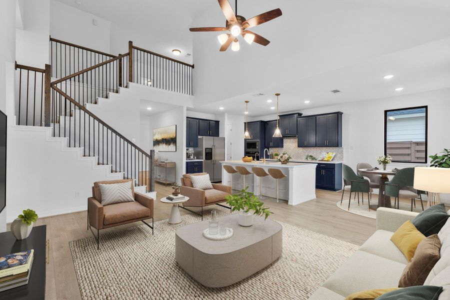 Furnished interior view inside a new home in Austin Point, Richmond (Image 16).