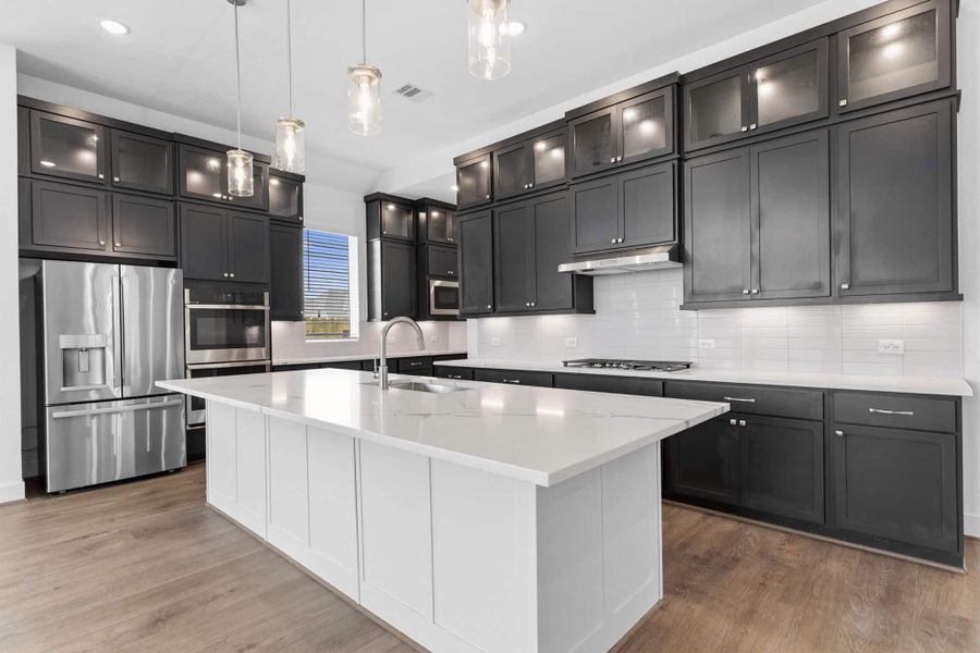 Furnished interior view inside a new home in Parkside on the River, Georgetown (Image 8).