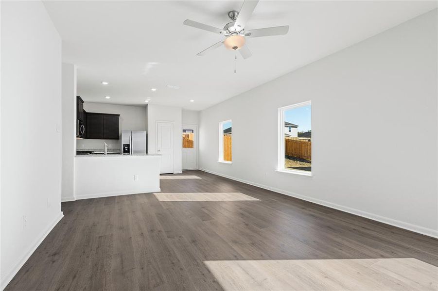 Spacious, unfurnished interior of a new home in Big Sky Estates, Ponder (Image 8).