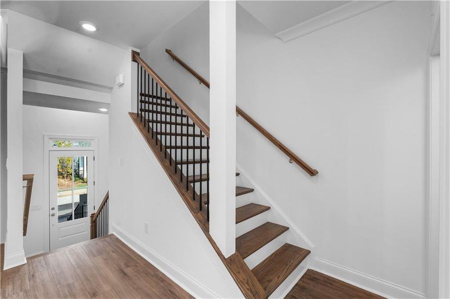 Spacious, unfurnished interior of a new home in Evanshire Townhomes, Duluth (Image 28).