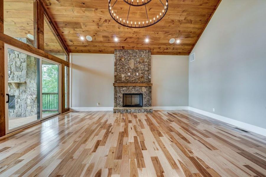 Furnished interior view inside a new home in , Ellijay (Image 16). Furnished interior view inside a new home in , Ellijay (Image 16).