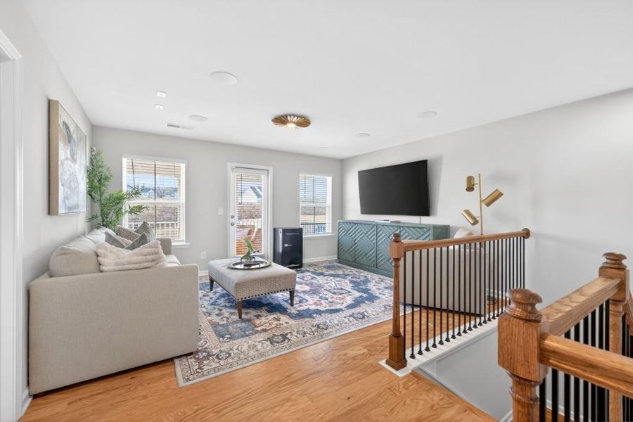 Furnished interior view inside a new home in Reunion, Flowery Branch (Image 73).