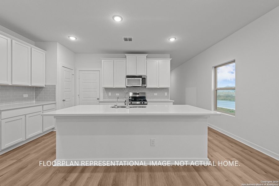 Furnished interior view inside a new home in Winding Brook, San Antonio (Image 6).