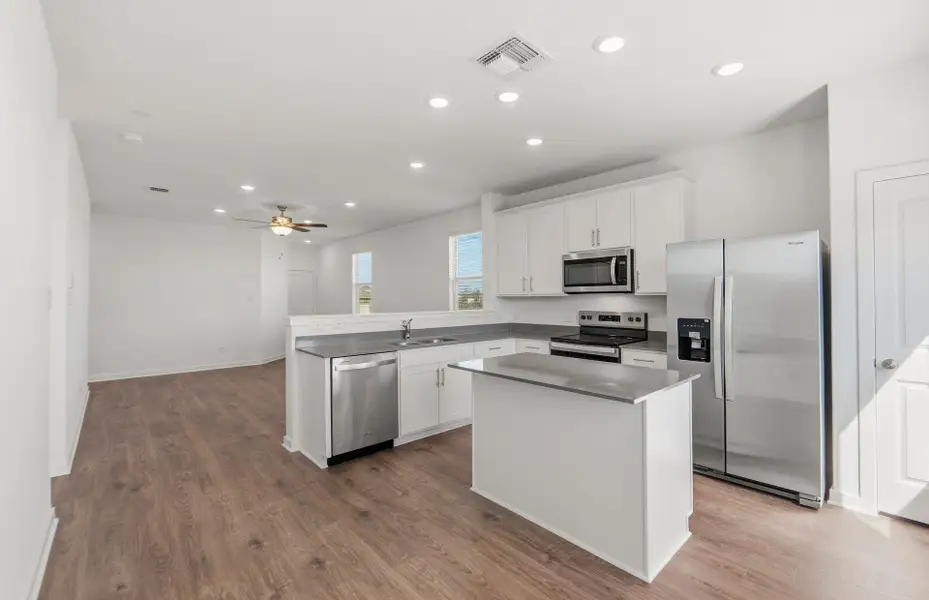 Furnished interior view inside a new home in Sonterra, Jarrell (Image 9).
