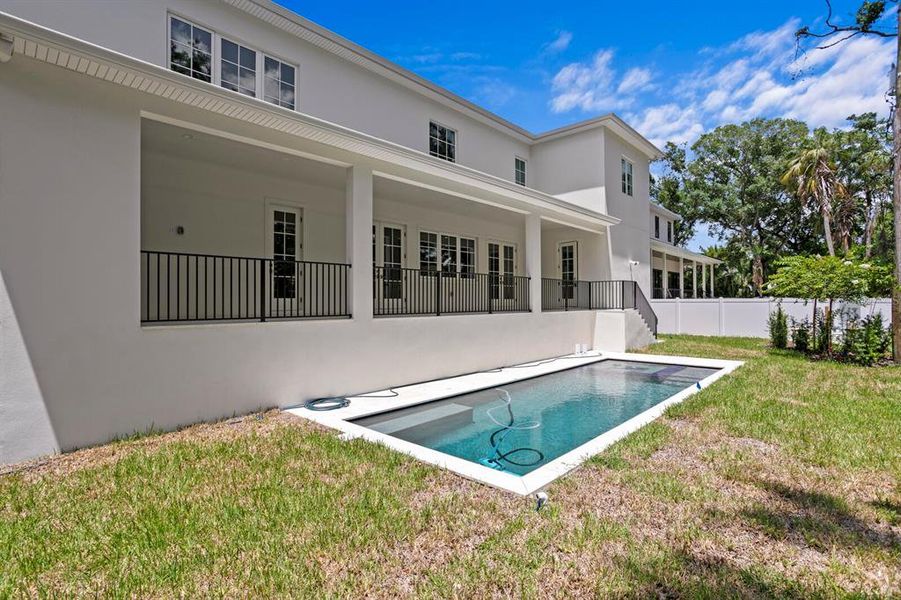 Front exterior of a new home in , Tampa, FL, highlighting curb appeal (Image 1). Front exterior of a new home in , Tampa, FL, highlighting curb appeal (Image 1).