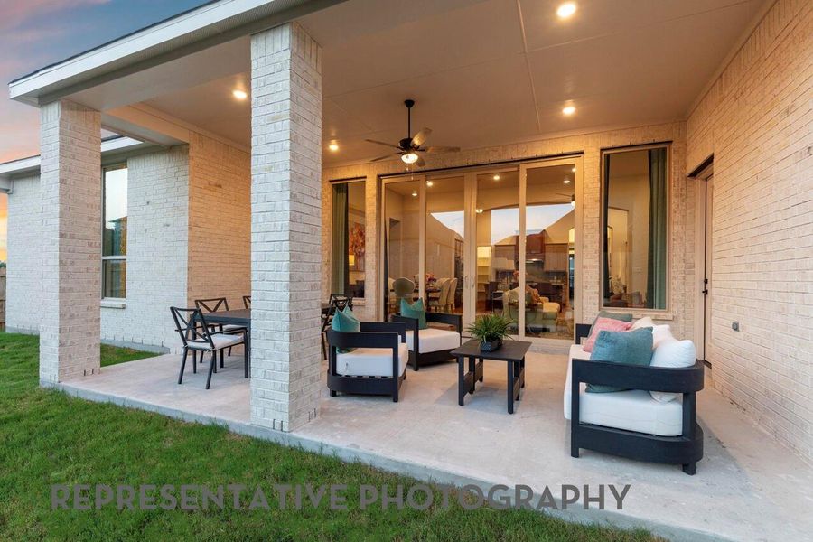 Exterior details and patio area of a home in Jubilee, Hockley (Image 2).