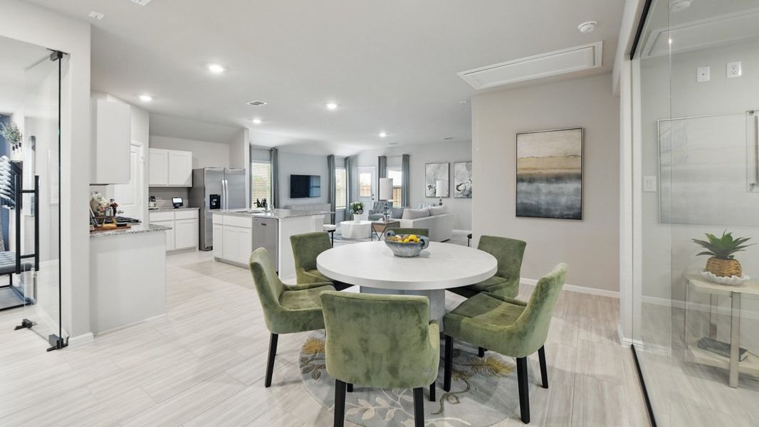 Furnished interior view inside a new home in Dry Creek, Bridgeport (Image 9). Furnished interior view inside a new home in Dry Creek, Bridgeport (Image 9).