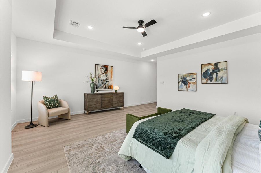 Furnished interior view inside a new home in , Houston (Image 4).