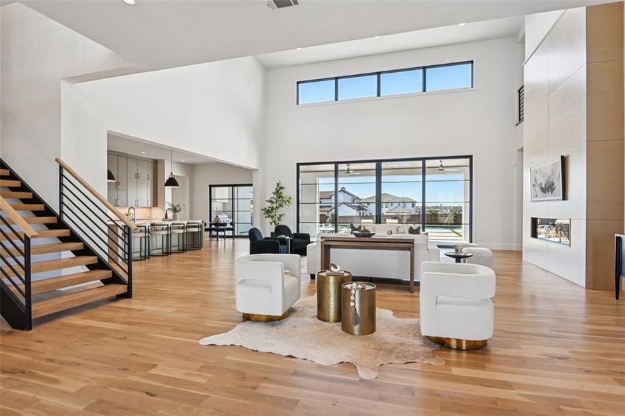 Furnished interior view inside a new home in , Southlake (Image 6).