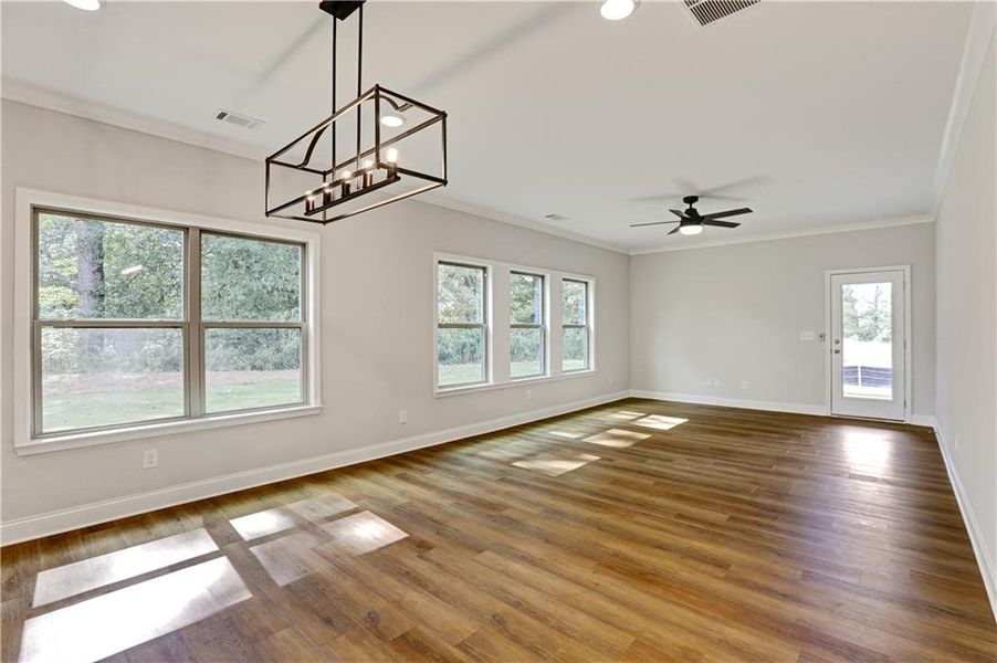 Spacious, unfurnished interior of a new home in , Lawrenceville (Image 32).