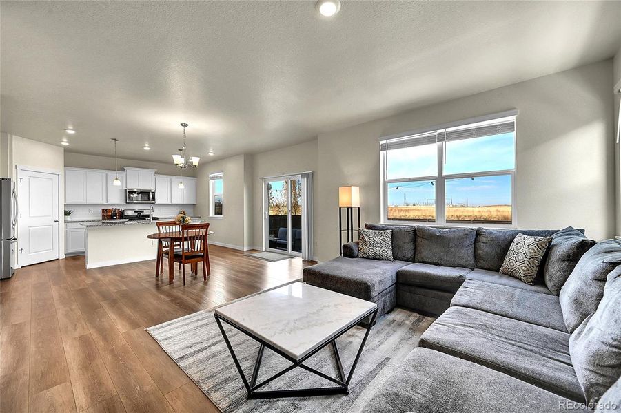 Furnished interior view inside a new home in Settlers Crossing, Commerce City (Image 6).
