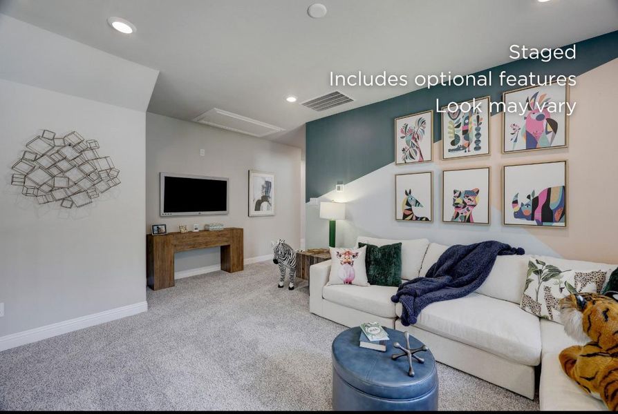 Furnished interior view inside a new home in , Montgomery (Image 9). Furnished interior view inside a new home in , Montgomery (Image 9).