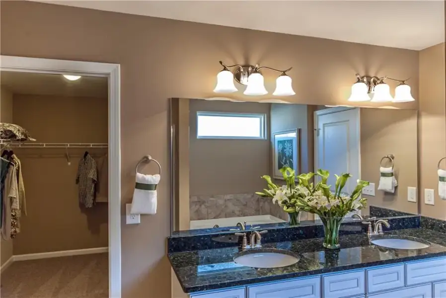 Furnished interior view inside a new home in Sierra Creek, Hoschton (Image 19).