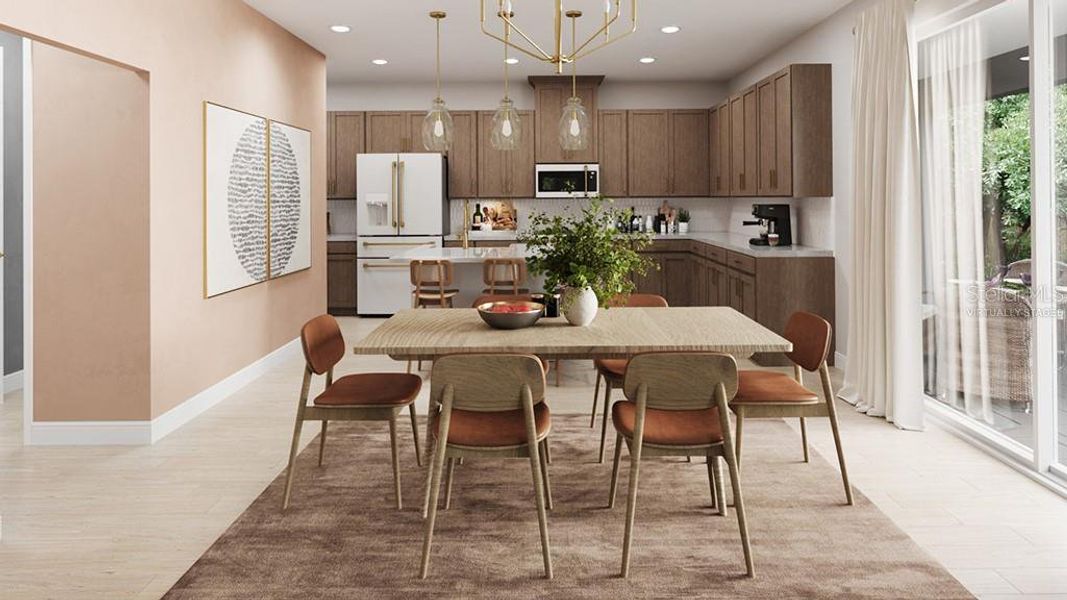 Furnished interior view inside a new home in Skye Ranch Community Group Page, Sarasota (Image 13).