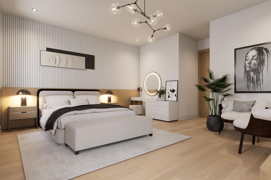 Furnished interior view inside a new home in , West Palm Beach (Image 3).