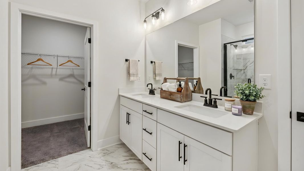 Furnished interior view inside a new home in Westport, York (Image 10).