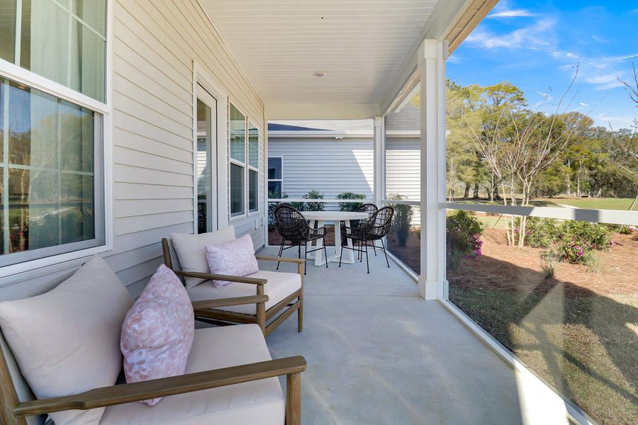 Exterior details and patio area of a home in Six Oaks, Summerville (Image 24). Exterior details and patio area of a home in Six Oaks, Summerville (Image 24).