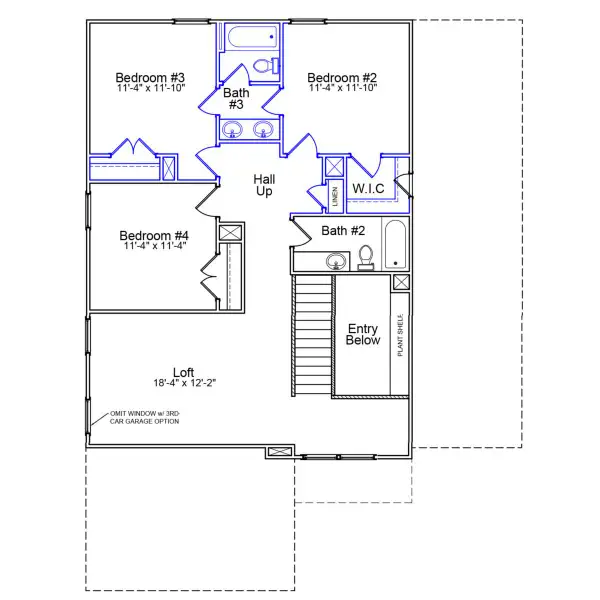 2D floor plan layout of this home in East Wynd, Hampstead, NC (Image 3). 2D floor plan layout of this home in East Wynd, Hampstead, NC (Image 3).