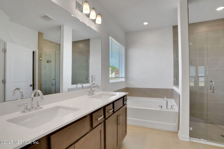 Furnished interior view inside a new home in Silver Landing at SilverLeaf, St. Augustine (Image 11).