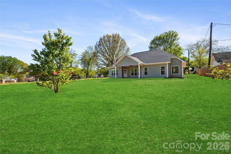 Exterior details and patio area of a home in , Troutman (Image 25).
