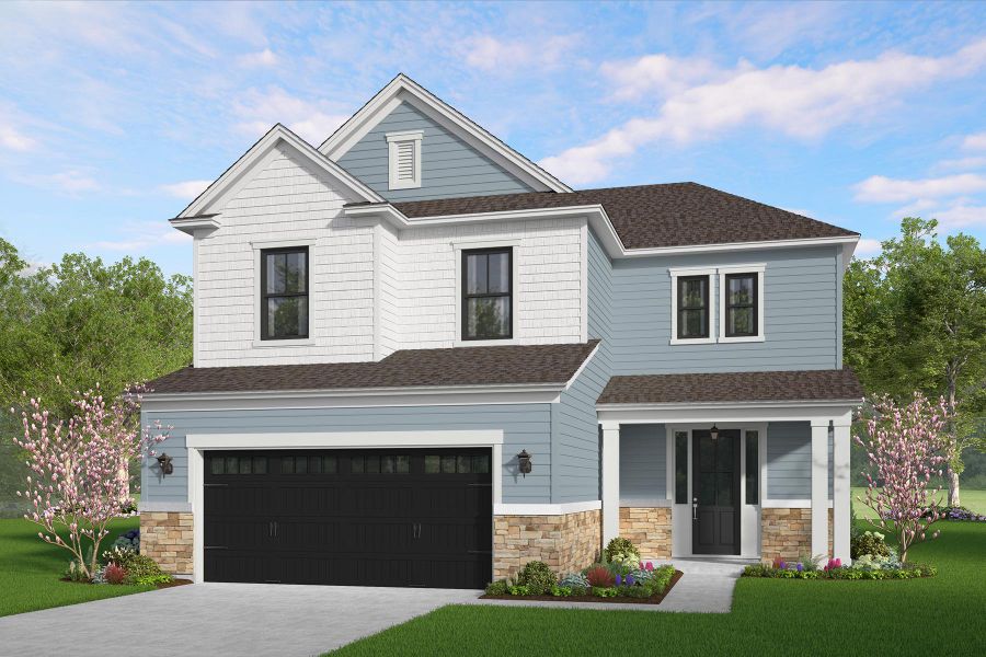 Representative rendering of the exterior for the Ellis by Hunter Quinn Homes (Image 15).