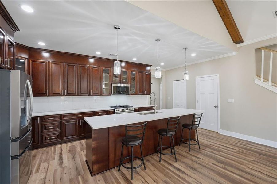 Furnished interior view inside a new home in , Stone Mountain (Image 11).