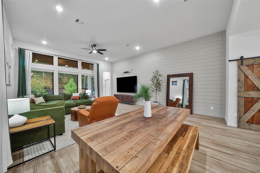 Furnished interior view inside a new home in , Magnolia (Image 30). Furnished interior view inside a new home in , Magnolia (Image 30).
