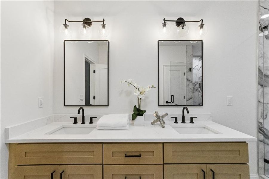 Furnished interior view inside a new home in , Decatur (Image 32).