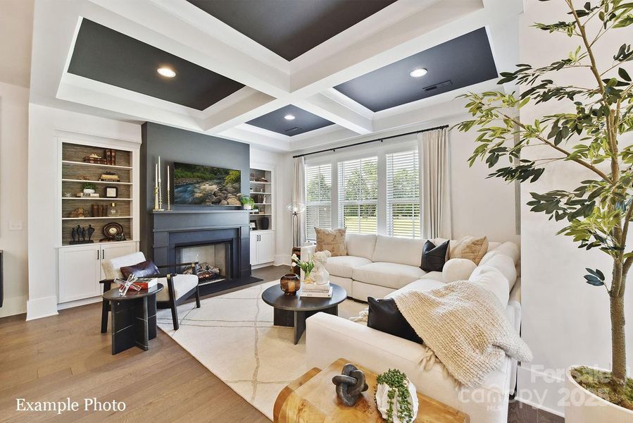 Furnished interior in a model home at Endhaven Terraces in Charlotte (Image 7).