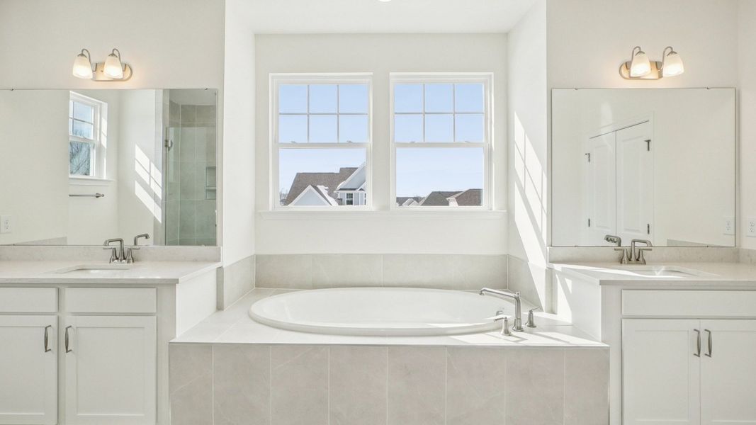 Representative furnished interior of a home built from the Stonehaven by DRB Homes in Jasper Landing, Four Oaks (Image 34). Representative furnished interior of a home built from the Stonehaven by DRB Homes in Jasper Landing, Four Oaks (Image 34).