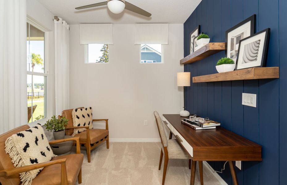 Furnished interior view inside a new home in Del Webb Stone Creek, Ocala (Image 7).