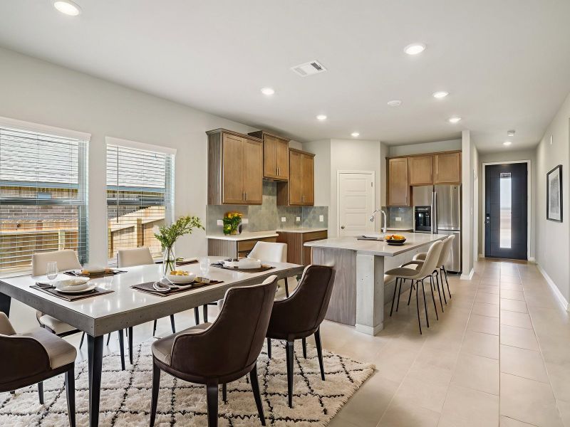 Furnished interior view inside a new home in Lark Canyon, New Braunfels (Image 3).